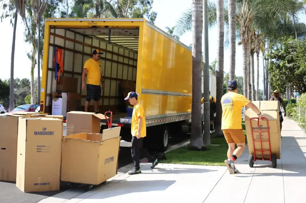 Sunshine Moving Services movers at work